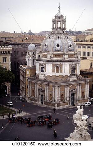 Stock Image - view from Vittorio Emmanuele monument. Fotosearch