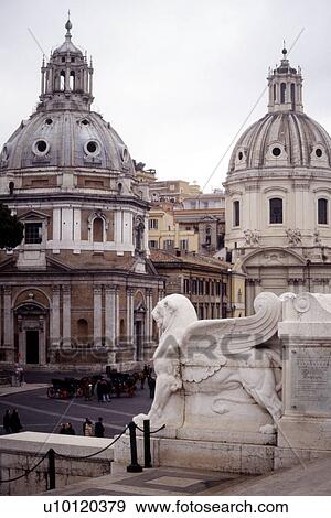 Stock Photo - view from Vittorio Emmanuele monument. Fotosearch