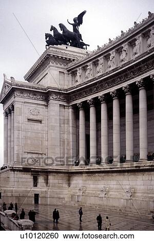 Stock Image -  Vittorio Emmanuele Monument. Fotosearch