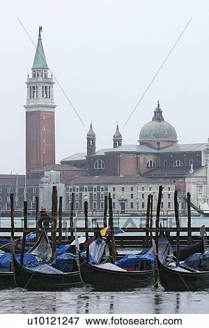 Stock Photo - Canal di San Marco with San Giorgio Maggiore in the background. Fotosearch