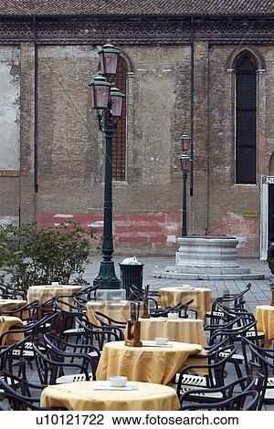 Stock Image - outdoor cafe. Fotosearch