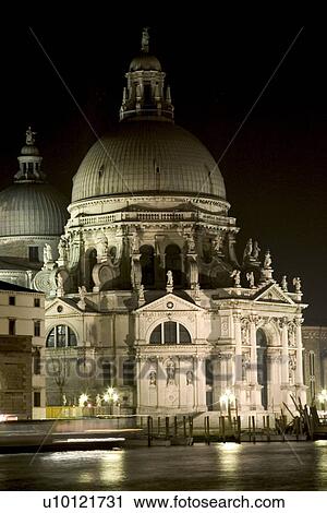 Santa Maria della Salute floodlit at night View Large Photo Image Stock Image - Santa Maria della Salute floodlit at night. Fotosearch