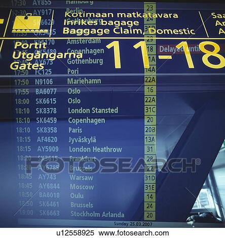 Overlapped signs in Helsinki Airport in Finland. View Large Photo Image Stock Photography - Overlapped signs in Helsinki Airport in Finland.. Fotosearch
