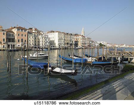 Stock Photograph - View of Grand Canal. Venice, Italy.. Fotosearch