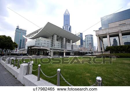 China, Shanghai, Shanghai Grand Theater View Large Photo Image Stock Photography - China, Shanghai, Shanghai Grand Theater. Fotosearch