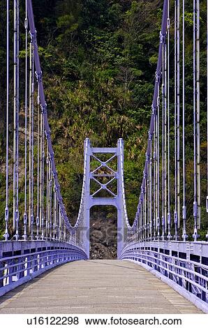 Fuxing suspension bridge, Taoyuan View Large Photo Image Stock Photo - Fuxing suspension bridge, Taoyuan. Fotosearch