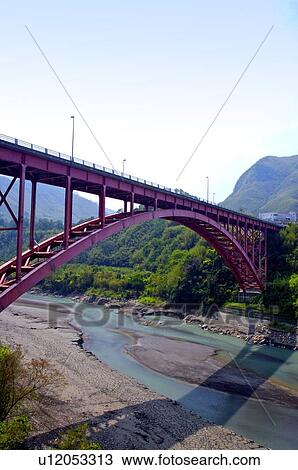 Luofu bridge, Taoyuan View Large Photo Image Stock Image - Luofu bridge, Taoyuan. Fotosearch