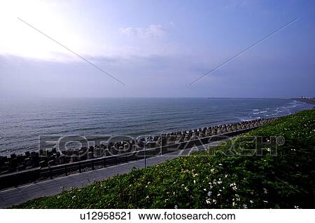 Seafront scenic area, Hsinchu View Large Photo Image Stock Image - Seafront scenic area, Hsinchu. Fotosearch