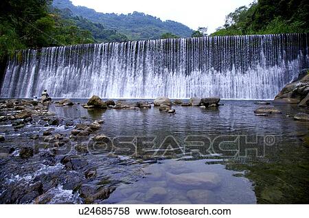 Taiwan, Beipu Village, Cold Spring, Waterfall View Large Photo Image Stock Photo - Taiwan, Beipu Village, Cold Spring, Waterfall. Fotosearch