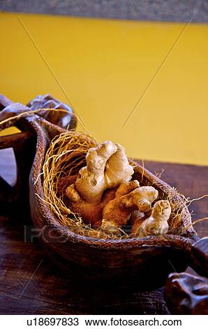 Ginger in a bowl View Large Photo Image Stock Image - Ginger in a bowl. Fotosearch