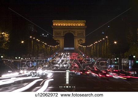 Stock Image - landmark, Europe, France, Paris, sky, outdoor. Fotosearch