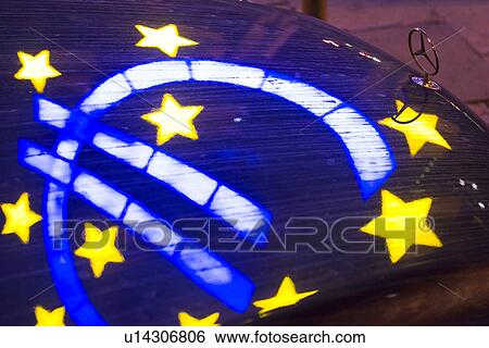 Stock Photograph - logo, sign, dark, black, informative, colored. Fotosearch