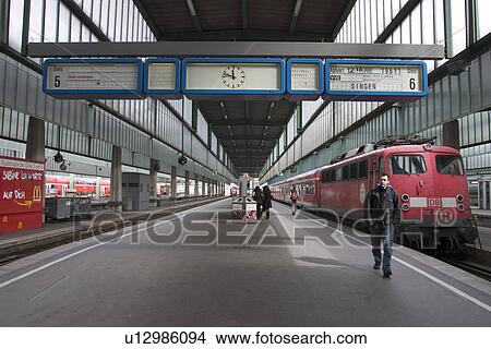 Picture - rail, fast, speed, red, travel, commute. Fotosearch