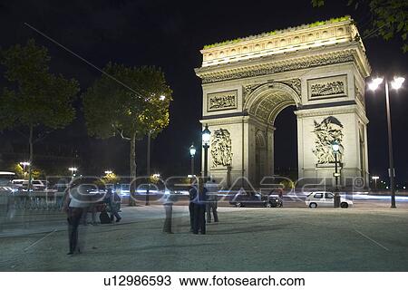 Stock Image - landmark, Europe, France, Paris, sky, outdoor. Fotosearch