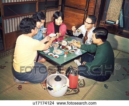 Picture - A family gathering. Fotosearch