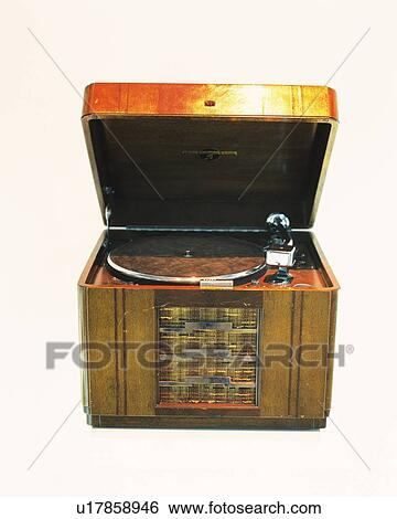 An electric gramophone View Large Photo Image Stock Photograph - An electric gramophone. Fotosearch