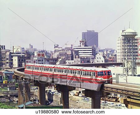 Stock Image - Monorail. Fotosearch