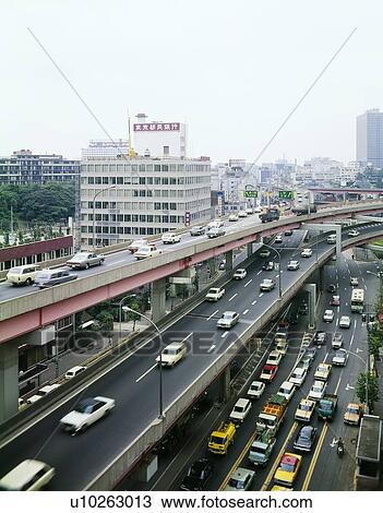 Tanimachi Interchange in Showa View Large Photo Image Stock Image - Tanimachi Interchange in Showa. Fotosearch