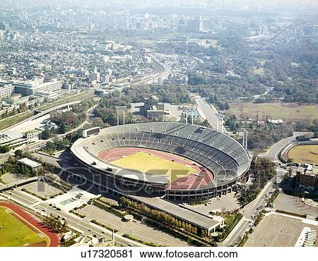 The National Athletic Stadium in Showa View Large Photo Image Stock Image - The National Athletic Stadium in Showa. Fotosearch