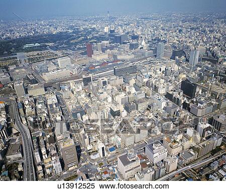 Stock Photography - Tokyo from the air. Fotosearch