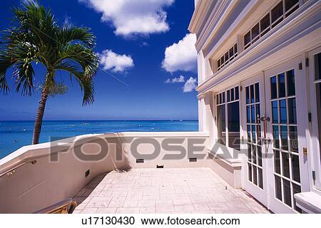 Stock Image - Balcony of Hotel Room. Fotosearch