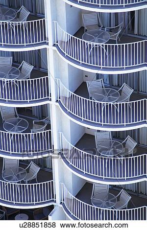 Stock Photo - Balcony of Hotel Room. Fotosearch