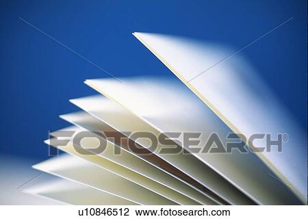 Stock Image - Blank Notebook, Close Up, Differential Focus. Fotosearch