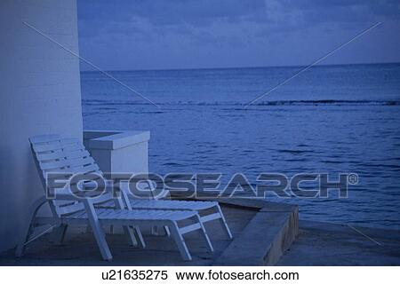 Deckchair by the Sea, Side View View Large Photo Image Stock Photography - Deckchair by the Sea, Side View. Fotosearch