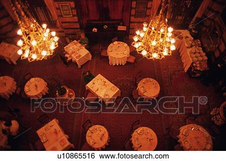 Restaurant Floor, High Angle View View Large Photo Image Stock Photograph - Restaurant Floor, High Angle View. Fotosearch