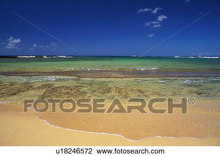 Blue Sky and the Tropical Beach, Pan Focus View Large Photo Image Stock Image - Blue Sky and the Tropical Beach, Pan Focus. Fotosearch