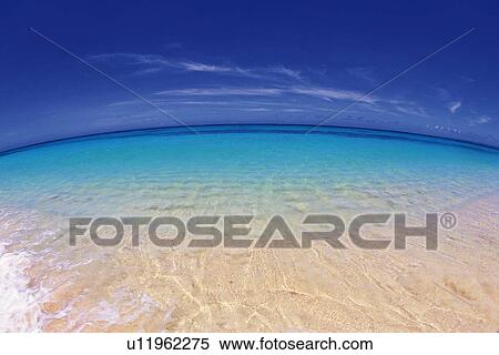 Blue Sky and the Tropical Beach, Pan Focus View Large Photo Image Stock Photography - Blue Sky and the Tropical Beach, Pan Focus. Fotosearch