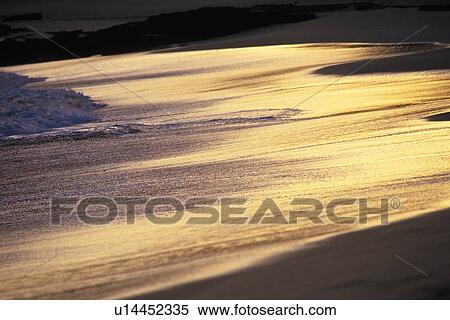 Stock Photography - Evening Beach, High Angle View. Fotosearch