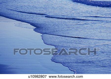 Gentle Waves of Genkainada Beach, Japan, High Angle View, Fukuoka Prefecture View Large Photo Image Stock Photo - Gentle Waves of Genkainada Beach, Japan, High Angle View, Fukuoka Prefecture. Fotosearch