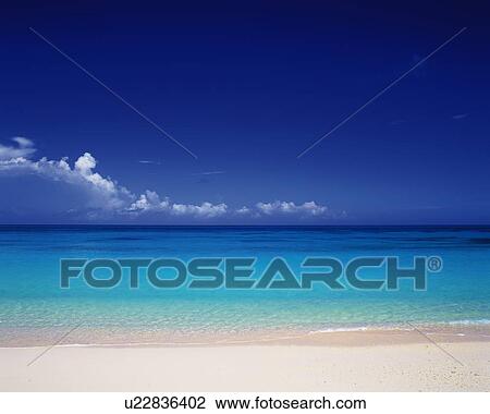 Tropical Beach and the Blue Sky, Pan Focus View Large Photo Image Stock Image - Tropical Beach and the Blue Sky, Pan Focus. Fotosearch