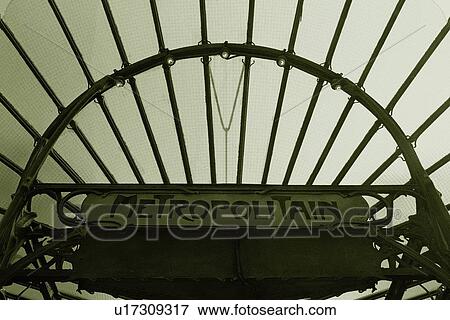 Closed Up Image of the Entrance to a Subway Station, Low Angle View, Paris, France View Large Photo Image Stock Photo - Closed Up Image of the Entrance to a Subway Station, Low Angle View, Paris, France. Fotosearch