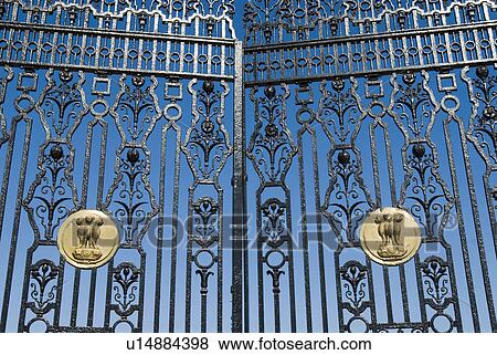 Close-up of the Indian emblem on a metal gate, Rashtrapati Bhavan, New Delhi, India View Large Photo Image Stock Photo - Close-up of the Indian emblem on a metal gate, Rashtrapati Bhavan, New Delhi, India. Fotosearch