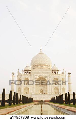 Stock Photo - Facade of a mausoleum, Taj Mahal, Agra, Uttar Pradesh, India. Fotosearch