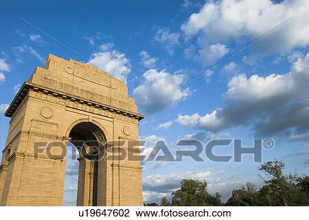 Low angle view of a stone gateway, India Gate, New Delhi, India View Large Photo Image Stock Image - Low angle view of a stone gateway, India Gate, New Delhi, India. Fotosearch