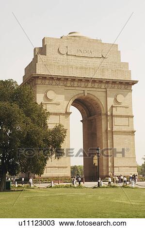 Tourists walking in front of a monument, India Gate, New Delhi, India View Large Photo Image Stock Image - Tourists walking in front of a monument, India Gate, New Delhi, India. Fotosearch