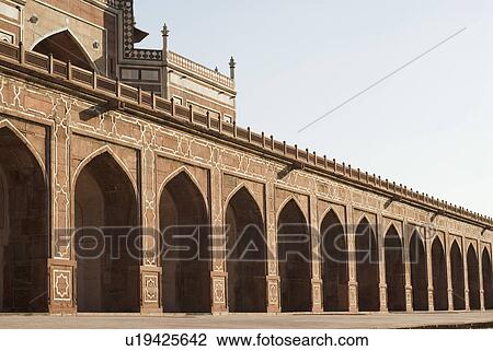 Arched wall inside a monument, Humayun Tomb, New Delhi, India View Large Photo Image Stock Image - Arched wall inside a monument, Humayun Tomb, New Delhi, India. Fotosearch