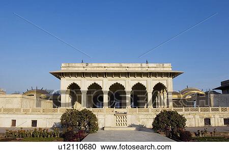 Facade of a fort, Khas Mahal, Agra Fort, Agra, Uttar Pradesh, India View Large Photo Image Stock Image - Facade of a fort, Khas Mahal, Agra Fort, Agra, Uttar Pradesh, India. Fotosearch