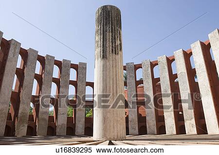 Low angle view of the center of a sundial, Jantar Mantar, New Delhi, India View Large Photo Image Stock Photography - Low angle view of the center of a sundial, Jantar Mantar, New Delhi, India. Fotosearch
