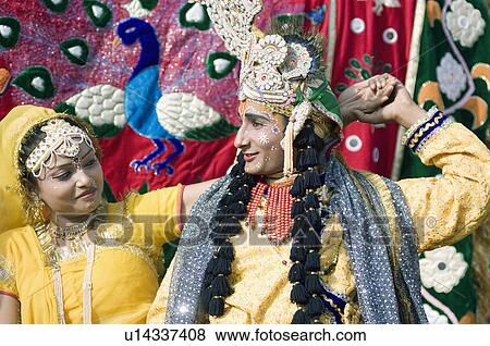 Close-up of two performers dancing, Elephant Festival, Jaipur, Rajasthan, India View Large Photo Image Stock Photo - Close-up of two performers dancing, Elephant Festival, Jaipur, Rajasthan, India. Fotosearch