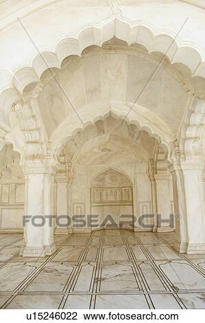 Stock Image - Close-up of an archway in a hall. Fotosearch