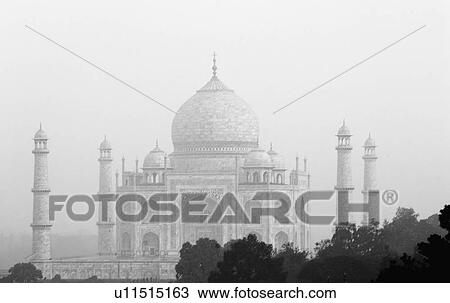 Facade of a mausoleum, Taj Mahal, Agra, Uttar Pradesh, India View Large Photo Image Stock Image - Facade of a mausoleum, Taj Mahal, Agra, Uttar Pradesh, India. Fotosearch