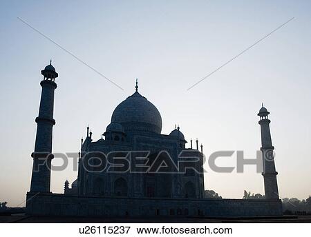 Low angle view of a mausoleum, Taj Mahal, Agra, Uttar Pradesh, India View Large Photo Image Stock Photo - Low angle view of a mausoleum, Taj Mahal, Agra, Uttar Pradesh, India. Fotosearch