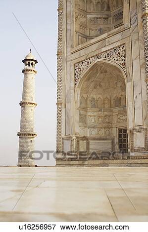 Tourist at a mausoleum, Taj Mahal, Agra, Uttar Pradesh, India View Large Photo Image Stock Photo - Tourist at a mausoleum, Taj Mahal, Agra, Uttar Pradesh, India. Fotosearch
