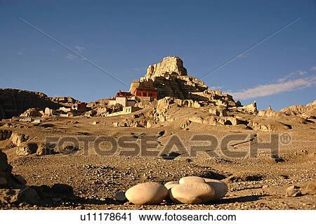 Stock Image - View of a rocky landscape.. Fotosearch