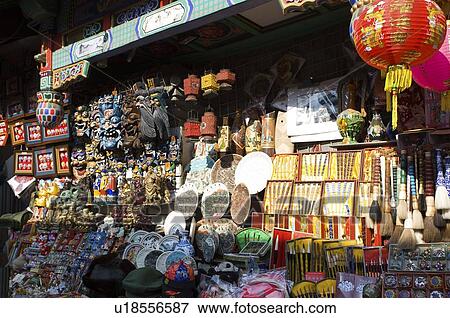 Handicrafts on sale View Large Photo Image Stock Photo - Handicrafts on sale. Fotosearch