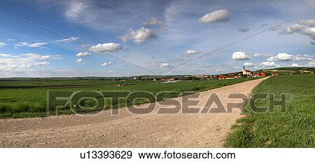 Stock Photo - commune, ansiedung, blue, away, Austria, alfred. Fotosearch